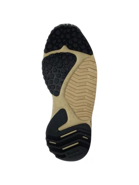 Pantofi Flower Mountain cu model floral maro