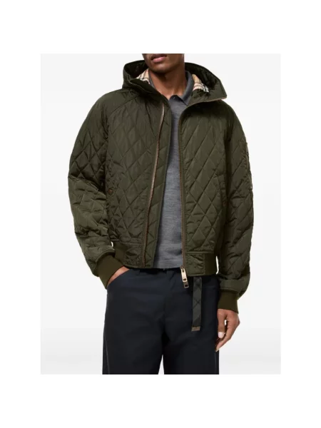 Kurtka bomber Burberry zielony