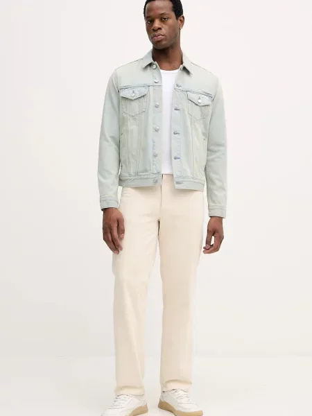 Τζιν μπουφάν Calvin Klein Jeans μπλε