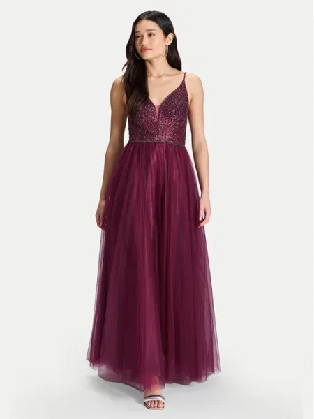 Hey Kyla Φόρεμα βραδινό μπορντό