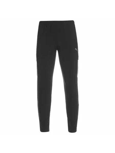 PUMA Pantaloni sport TeamLiga / argintiu negru