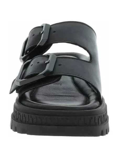 Boty Tamaris pantofle black leather černé