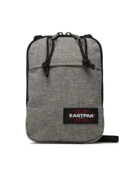 EASTPAK Taška cez rameno Buddy melírovaná / čierna / biela sivá