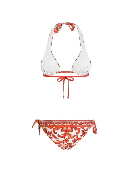 Bikini Dolce & Gabbana cu imagine alb