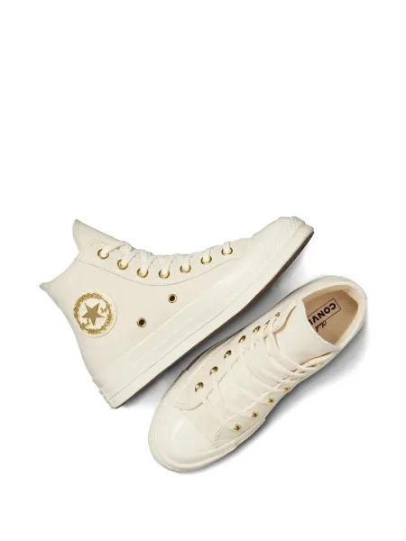 Бягане маратонки Converse Chuck 70 на платформе с принт бяло