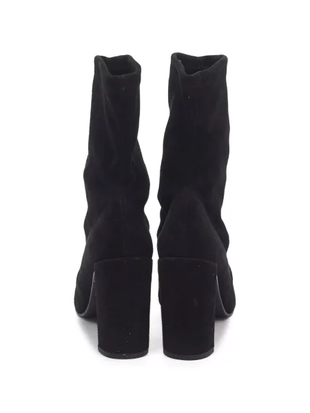 Szarvasbőr bakancs Stuart Weitzman fekete