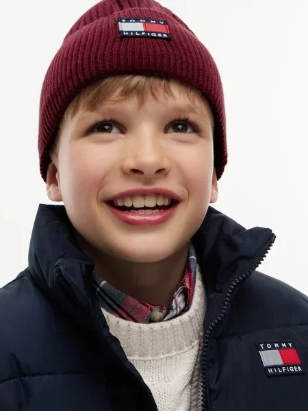 Tommy Hilfiger шапка beanie за деца от