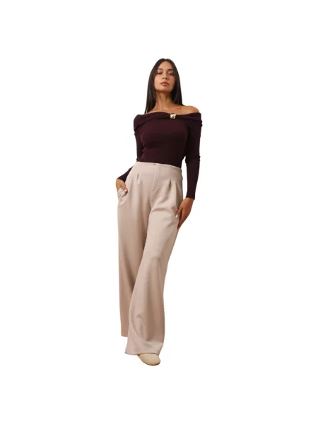 Pantaloni La Modeuse bej