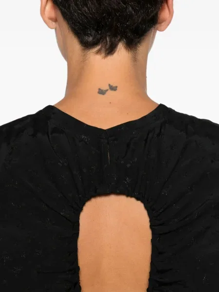 Top Pinko din jacard negru