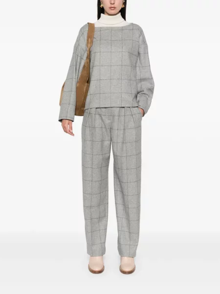 Pledinės kelnės Emporio Armani pilka