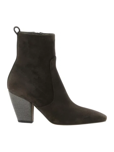 Buty do kostki Brunello Cucinelli brązowe