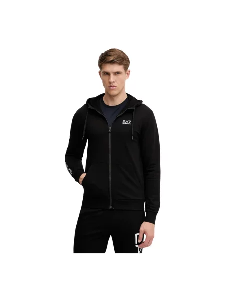 Bluza z kapturem Emporio Armani Ea7 czarna