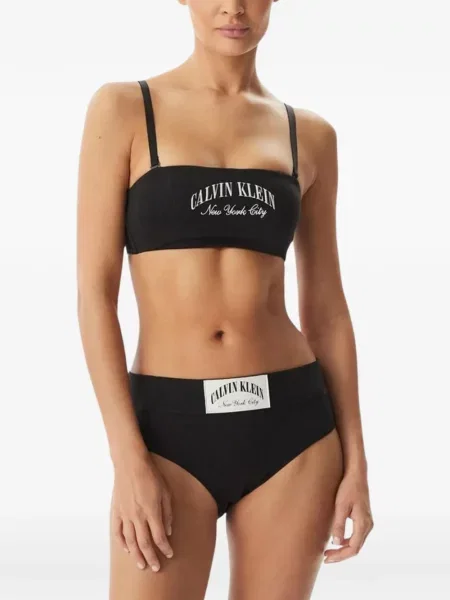 Sutien Calvin Klein Underwear cu autograf negru