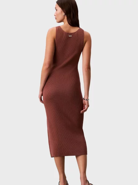Платье Calvin Klein коричневое