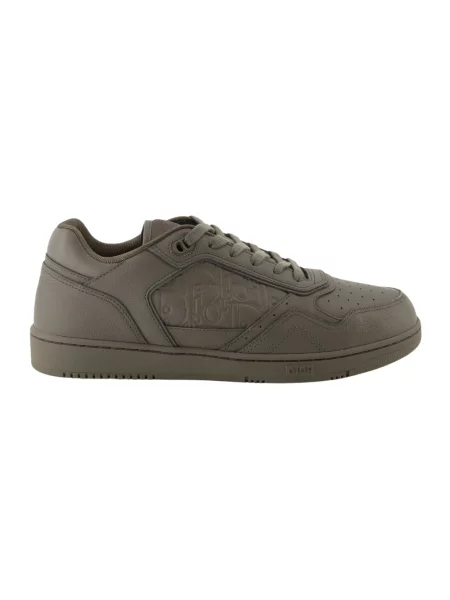 Sneakersy Dior skórzane szare