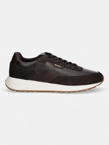 BOSS Vinston sneakers pentru bărbați din piele maro
