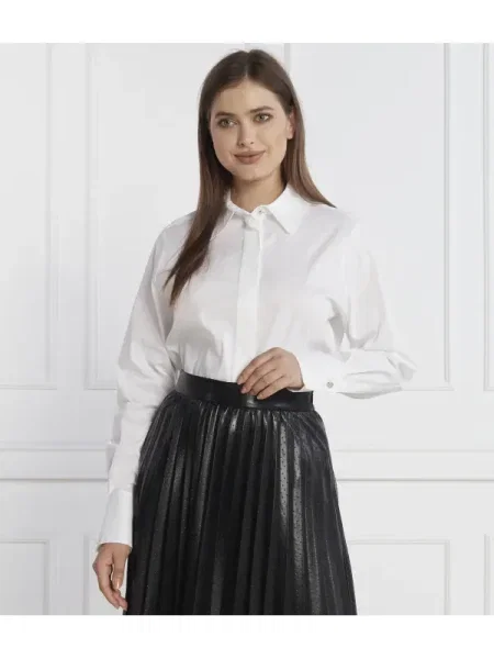 BOSS BLACK Cămașă Bepura alb