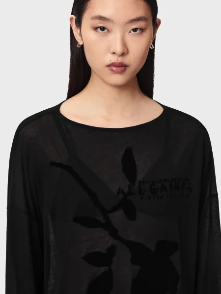 Лонгслив Allsaints черный
