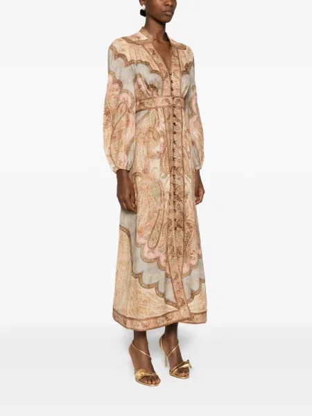 Rochie midi Zimmermann până la genunchi de costum