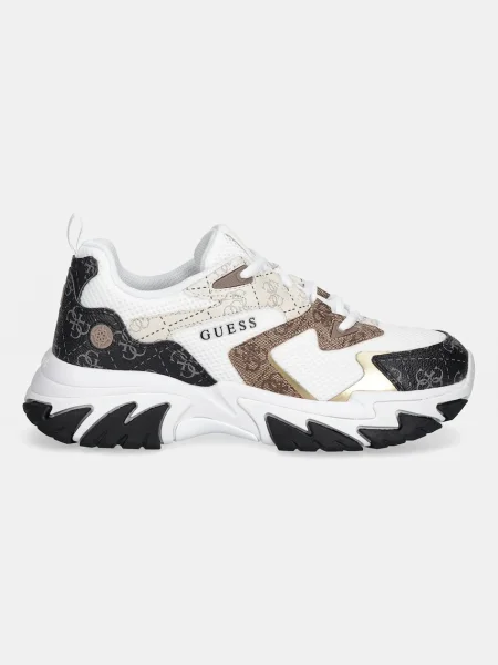 Sneakerși Guess alb
