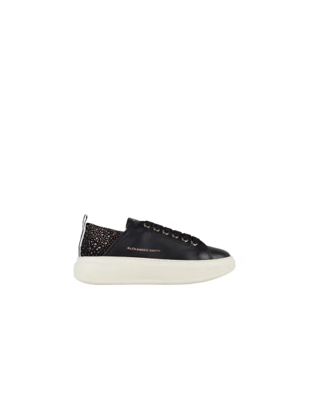 Sneakersy Alexander Smith skórzane czarne