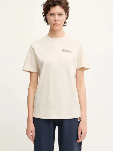 Fjallraven t-shirt Heavy Classic beżowy