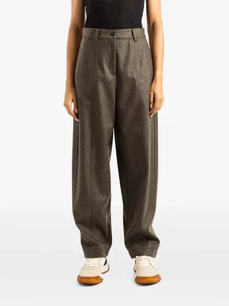 Pantaloni Moncler Grenoble conici verde