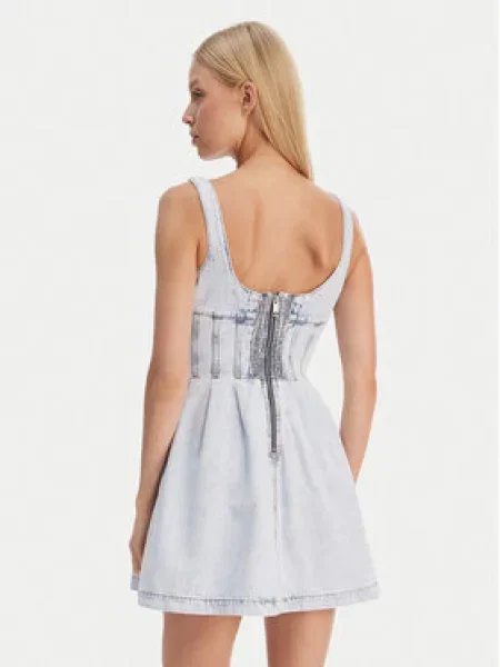 Tommy Jeans Jeans haljina Svijetloplava plava
