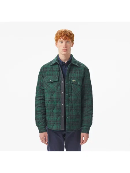 Рубашка Lacoste зеленая