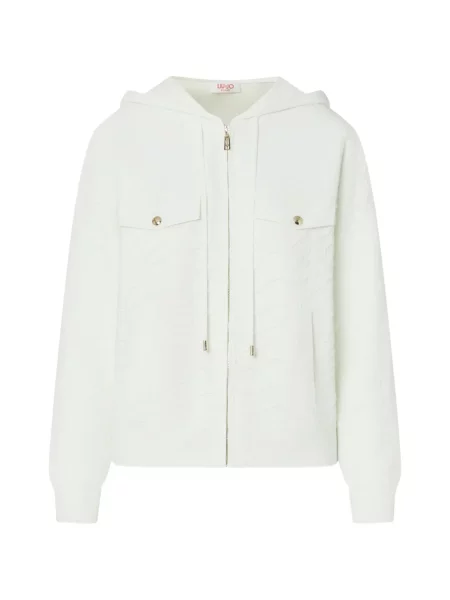 Pulover Liu Jo din jacard alb