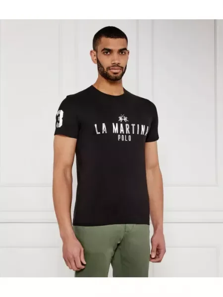 La Martina Tricou negru