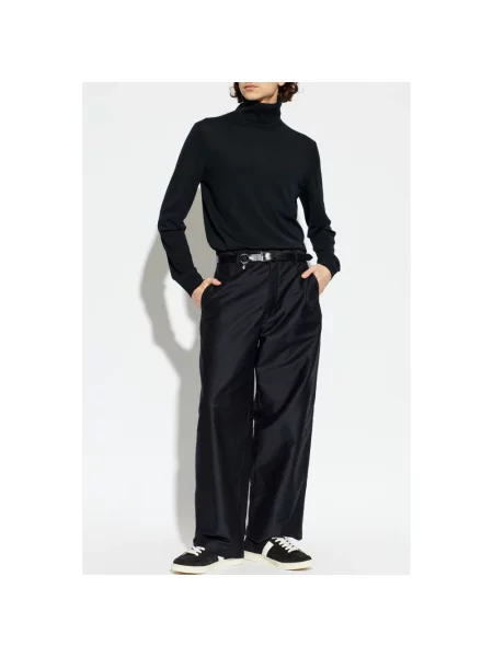Sweter z golfem Tom Ford wełniany do golfa czarny