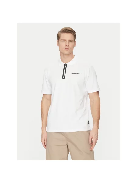 Jack&Jones Polo majica Fusion Regular Fit bela
