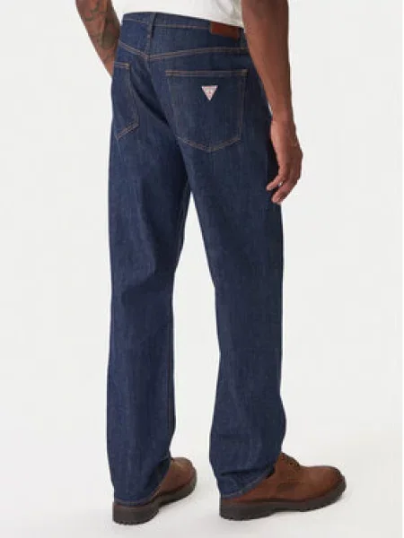 GUESS JEANS Traperice tamno plava tamnoplava