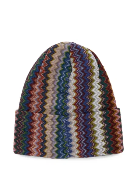 Căciulă Missoni tricotate maro