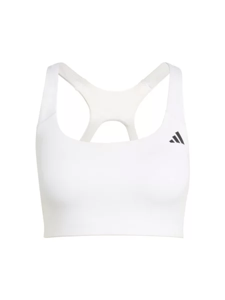 ADIDAS PERFORMANCE Sportski grudnjak Optime crna bijela