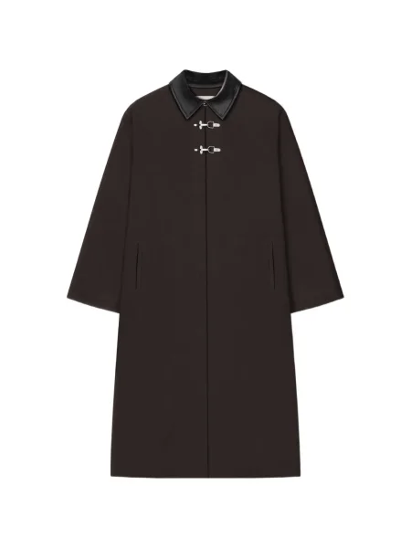 Голямо палто Nanushka кафяво