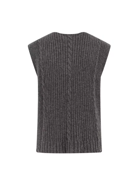 Sweter Enfants Riches Deprimes bez rękawów szary