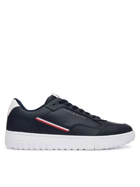 Tommy Hilfiger Αθλητικά Th Basket Corporate Stripes Σκούρο μπλε