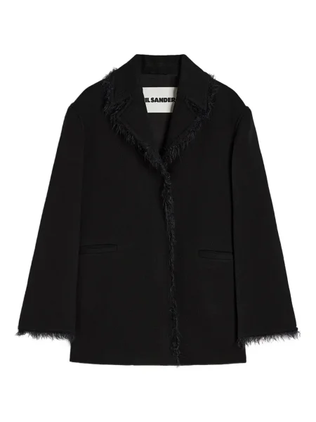 Geacă Jil Sander cu pene negru