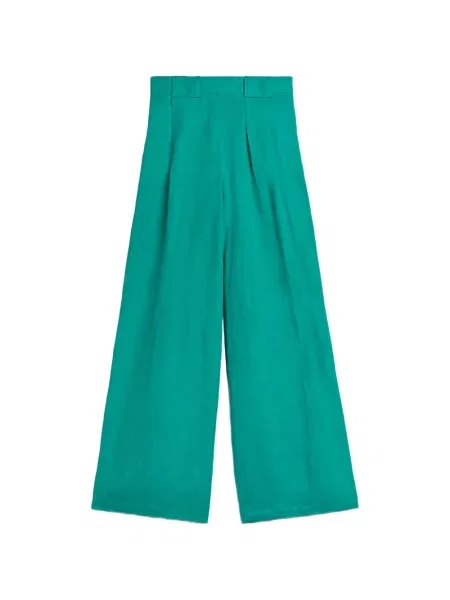 Pantaloni palazzo Momoni verde