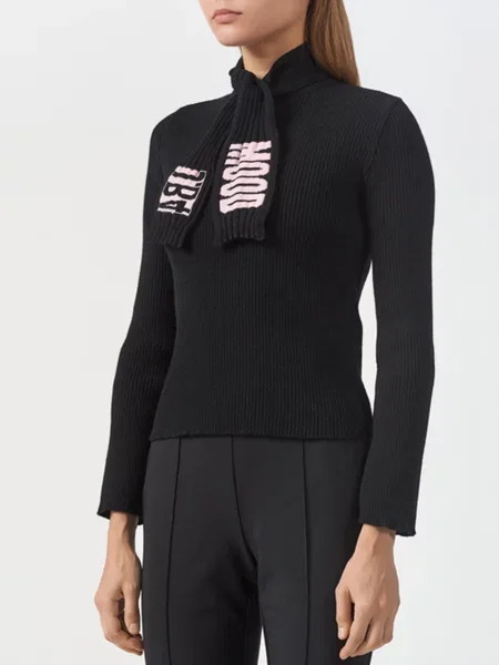 Водолазка Just Before віскоза/поліестер чорний