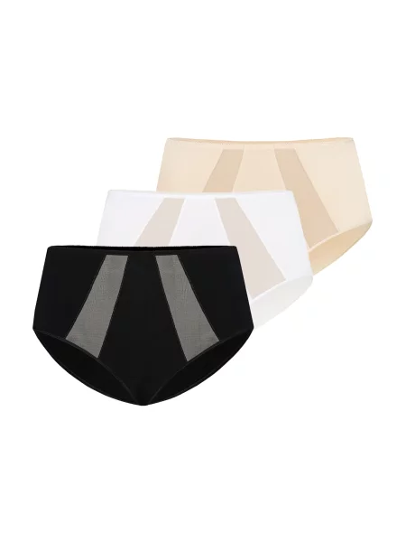 TEYLI Chiloți Vicky bej / negru alb