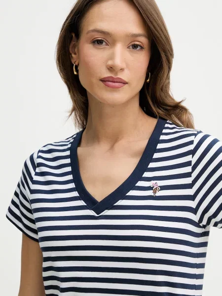Футболка U.S. Polo Assn. STRIPE V-NECK