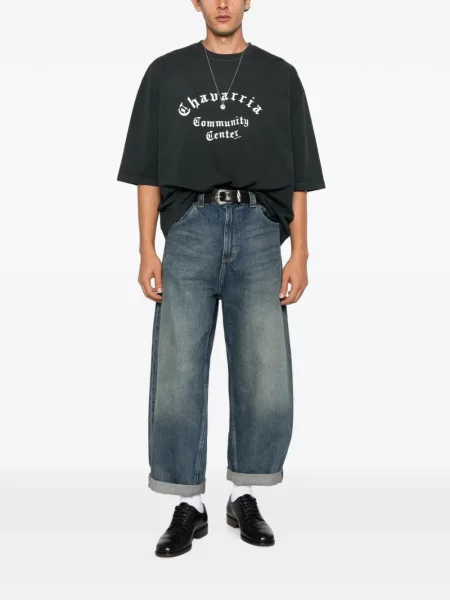 Tricou Willy Chavarria cu imagine negru