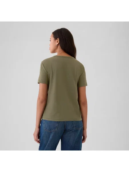 Ретро тениска Gap каки