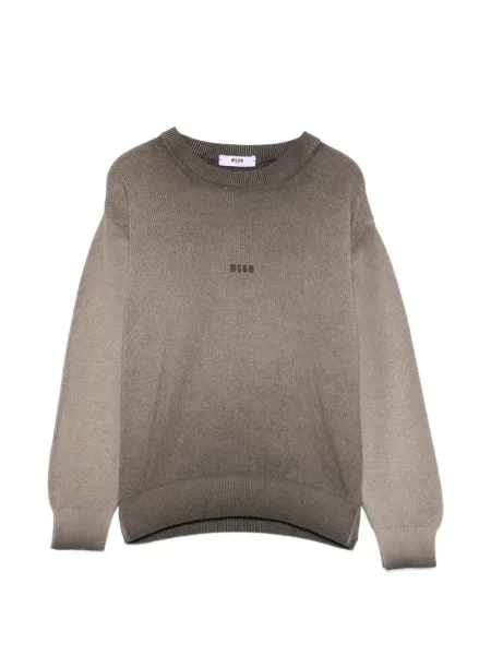 Sweter dziecięcy Msgm brązowy