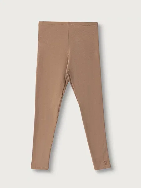 United Colors of Benetton legíny detské s elastanom hnedá