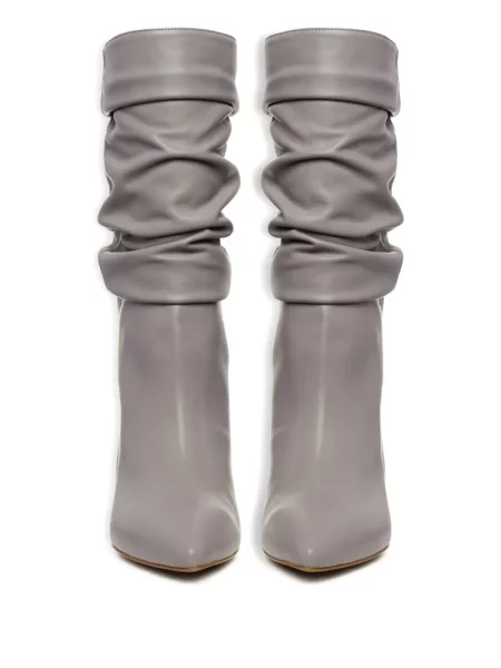 Botine Ginissima din piele gri