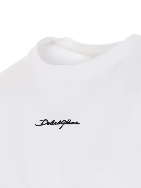 Μπλούζα Dolce & Gabbana λαιμό σέσουλα λευκό
